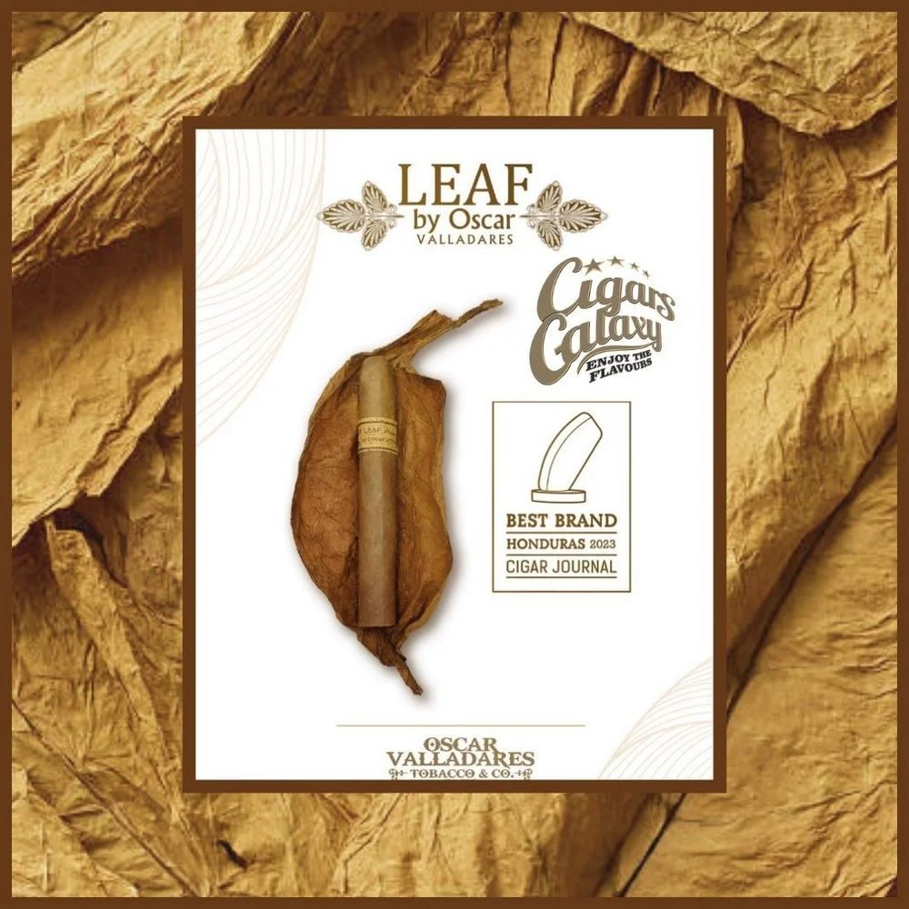 OSCAR VALLADARES - Leaf by Oscar Valladares Corojo Robusto Διαφημιστικό εξώφυλλο