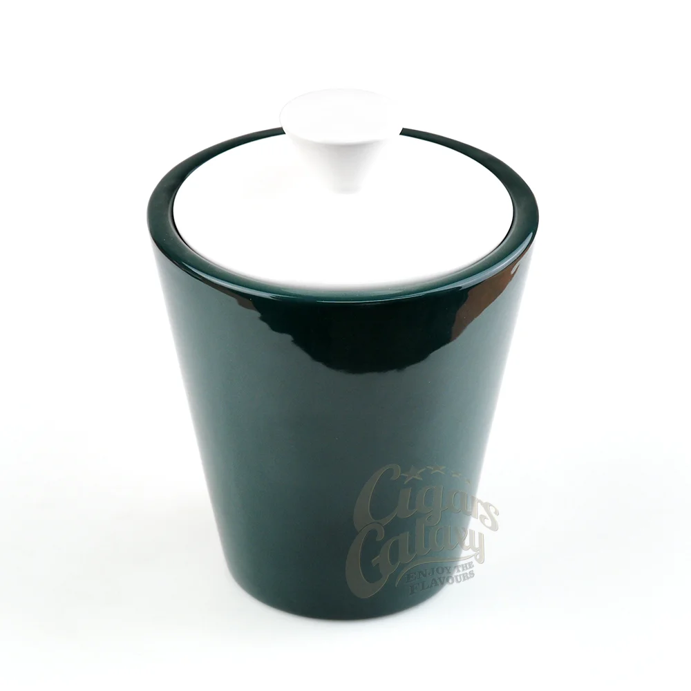 P2142577 SAVINELLI - Κεραμικό Βάζο Καπνού Πίπας σε Πράσινο-Άσπρο Χρώμα