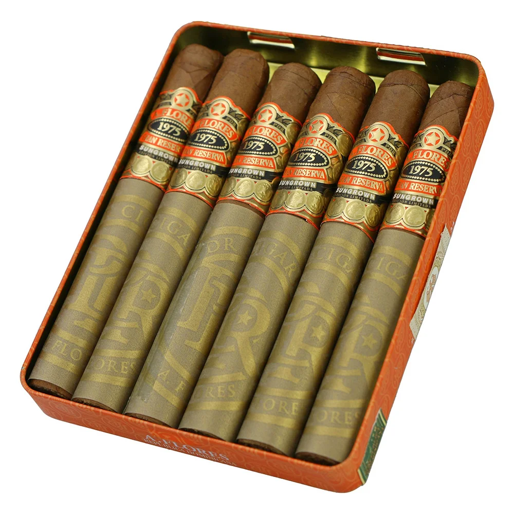 Ανοιχτή συσκευασία PDR - A. Flores 1975 Gran Reserva Sun Grown Puritos 6's