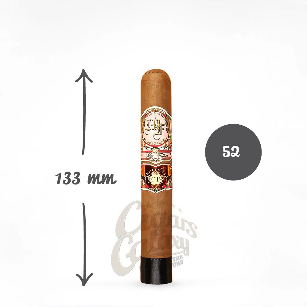 MY FATHER CIGARS - The Judge Toro Αυτό το πούρο εκφράζει μια ισορροπημένη αρωματική πολυπλοκότητα υψηλού επιπέδου. Η έντασή του είναι μέτρια προς δυνατή.