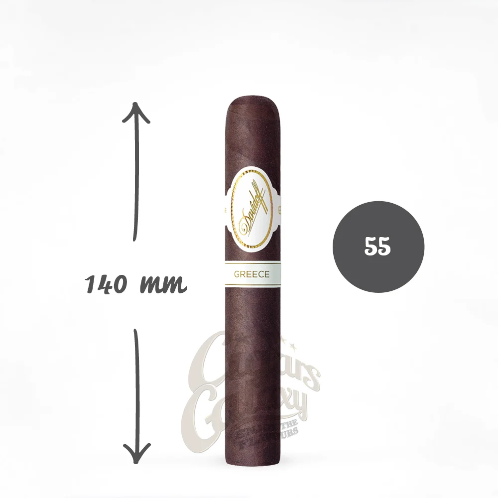 DAVIDOFF - Exclusive Greece Gran Robusto Το Davidoff Exclusive Greece σε vitola Gran Robusto αποτελεί μέρος μιας περιορισμένης σειράς που σχεδιάστηκε με σεβασμό στη μοναδική ταυτότητα κάθε χώρας.