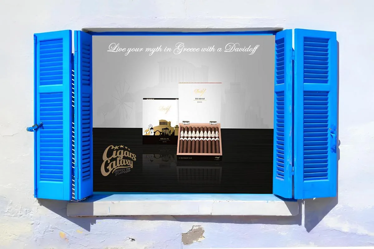 Το Davidoff Exclusive Greece σε vitola Gran Robusto αποτελεί μέρος μιας περιορισμένης σειράς που σχεδιάστηκε με σεβασμό στη μοναδική ταυτότητα κάθε χώρας.