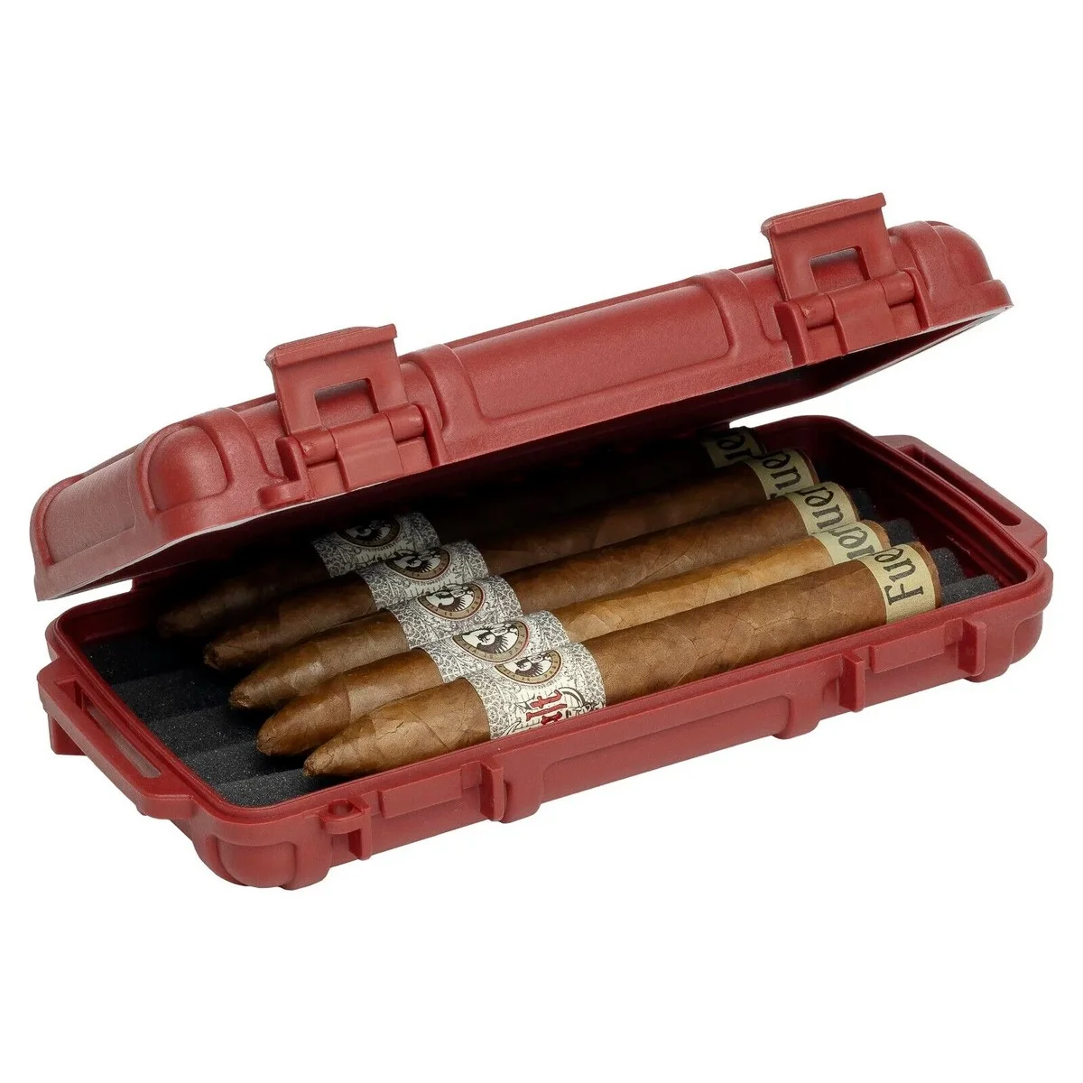 Το Cigar Caddy για 5 πούρα είναι ένα αδιάβροχο Travel Humidor που μπορεί να αντέξει σε κάθε είδους ακραίες θερμοκρασίες και ταξίδια!