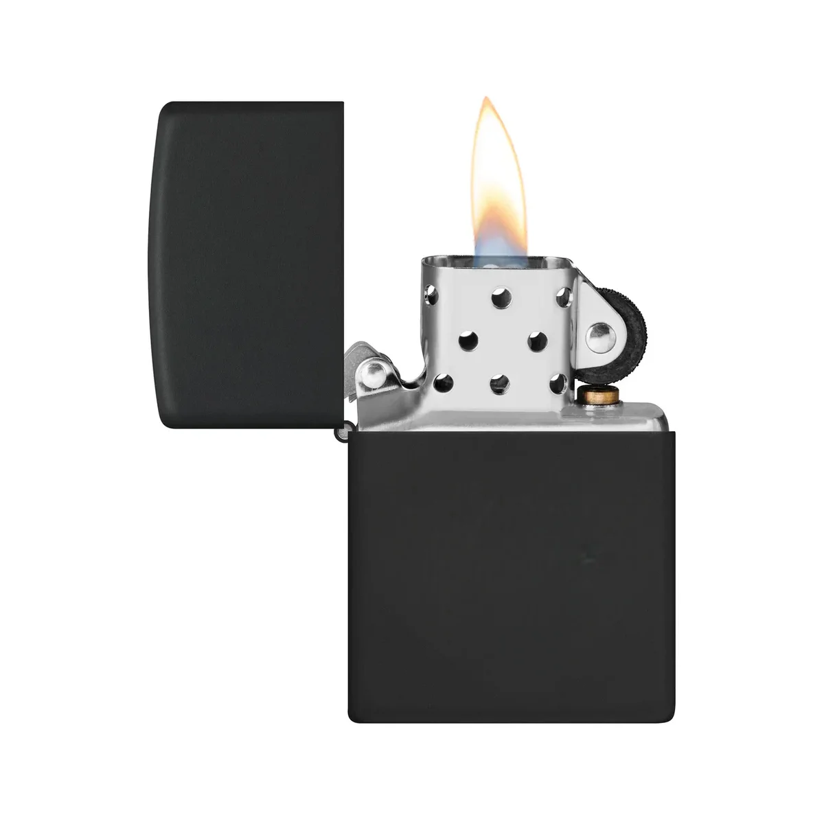 Ο Zippo Classic Black Matte 218 είναι ένα διαχρονικό αξεσουάρ με αναγνωρίσιμο μαύρο ματ φινίρισμα που εκπέμπει στυλ και απλότητα.