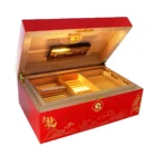 Εξαιρετικός συλλεκτικός humidor με εκλεπτυσμένο σχεδιασμό, LED φωτισμό και θύρα USB-C. Φιλοξενεί έως 150 πούρα με απόλυτη φροντίδα.