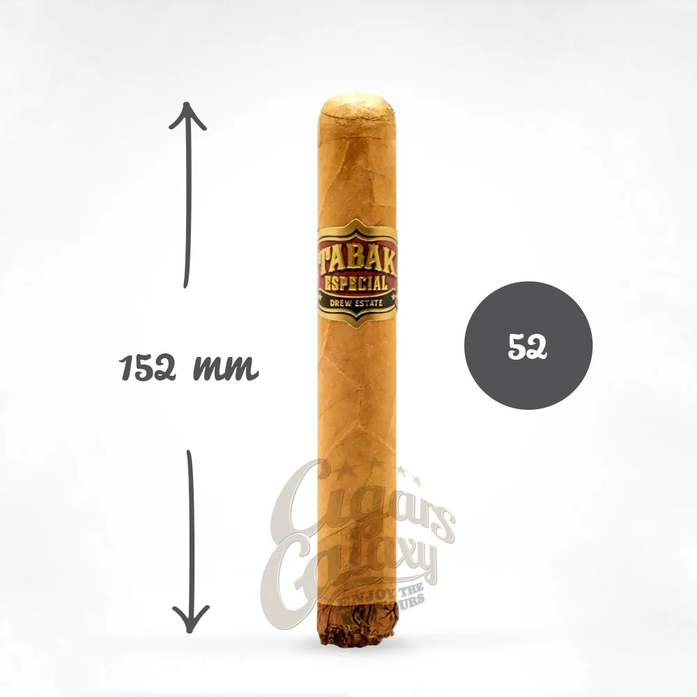 drew_tabak_toro_medio_1 Το Tabak Especial διαθέτει ένα μεταξένιο wrapper Connecticut και το μοναδικό μείγμα της Drew Estate από παλαιωμένο binder και long filler Νικαράγουας.