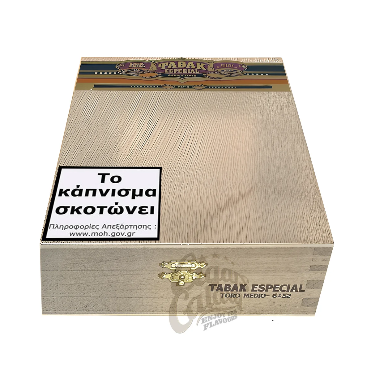 Το Tabak Especial διαθέτει ένα μεταξένιο wrapper Connecticut και το μοναδικό μείγμα της Drew Estate από παλαιωμένο binder και long filler Νικαράγουας.