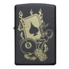 Ο Zippo Gambling Design είναι ένας αυθεντικός αναπτήρας Zippo με ξεχωριστή συλλεκτική αισθητική, εμπνευσμένη από τον κόσμο της τύχης και του παιχνιδιού.
