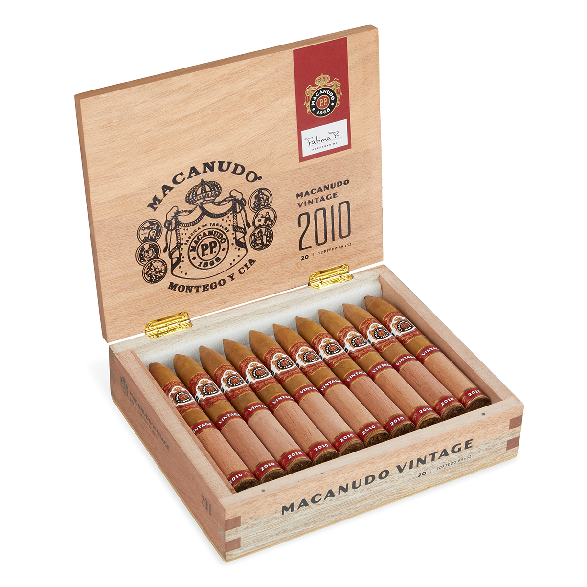 Το Macanudo Vintage 2010 αποτελεί ένα κομψό και ισορροπημένο premium πούρο που δημιουργήθηκε με φύλλα καλλιεργημένα το 2010.